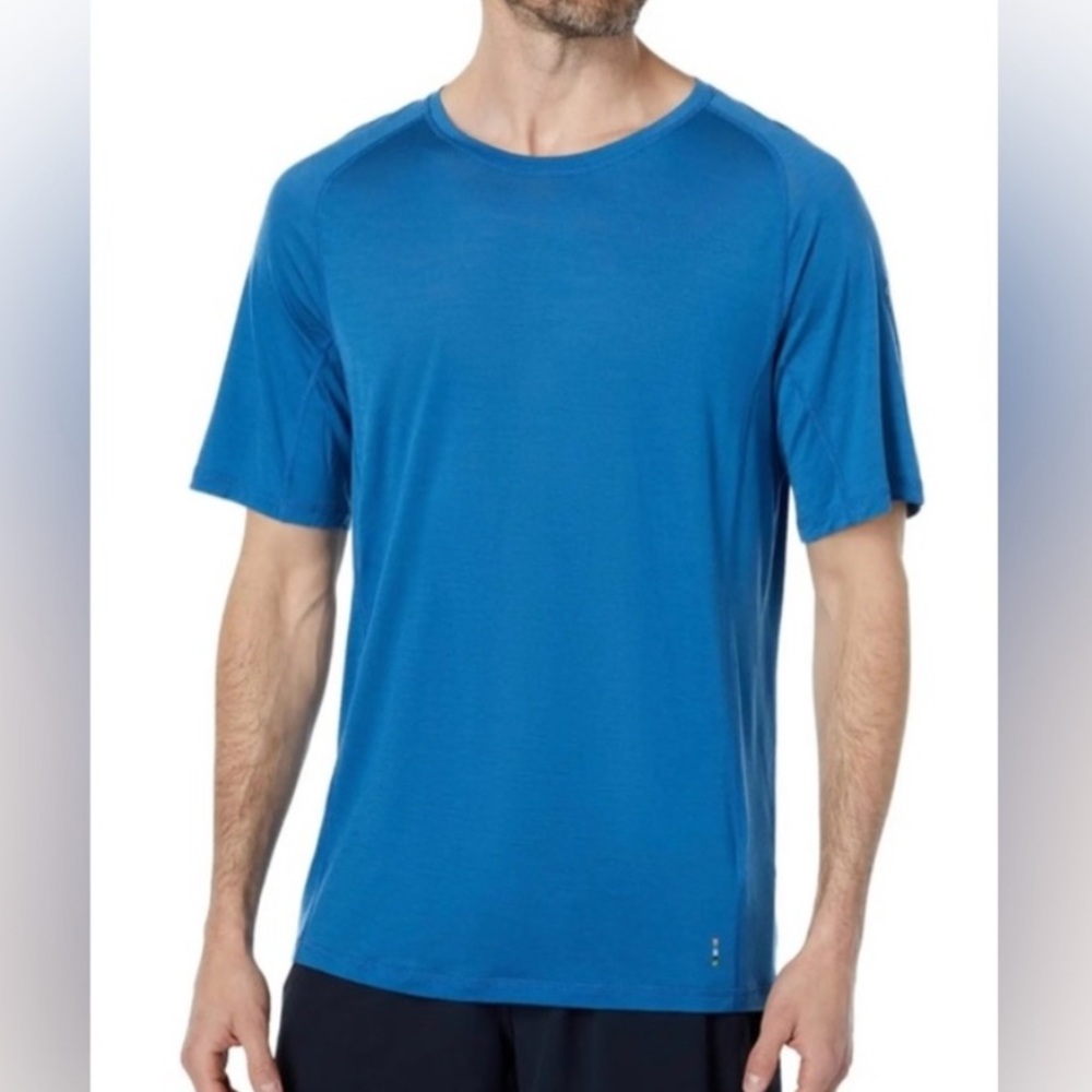 Smartwool Men’s Classic All-Season Merino T-Shirt Neptune Blue Medium